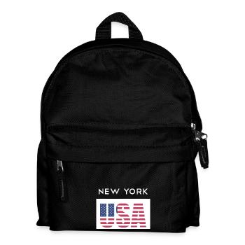New York, United States, United States T-Shirt NYC - Kids' Backpack - black - Front