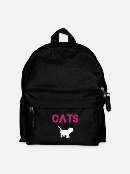 Idée cadeau pour l’amoureux des chats - Sac à dos Enfant - noir