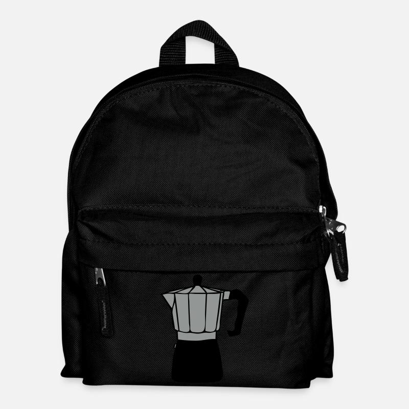 Kaffee - Kinder Rucksack - Schwarz