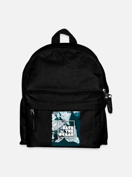 SAVE THE OCEAN - Sac à dos Enfant - noir