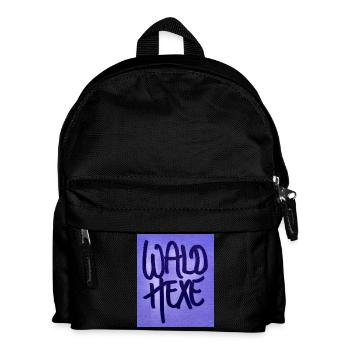 WALD HEXE - Kinder Rucksack - Schwarz - Vorne
