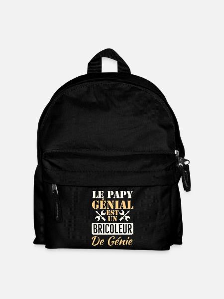 Un papy génial est un bricoleur de génie 2 - Sac à dos Enfant - noir
