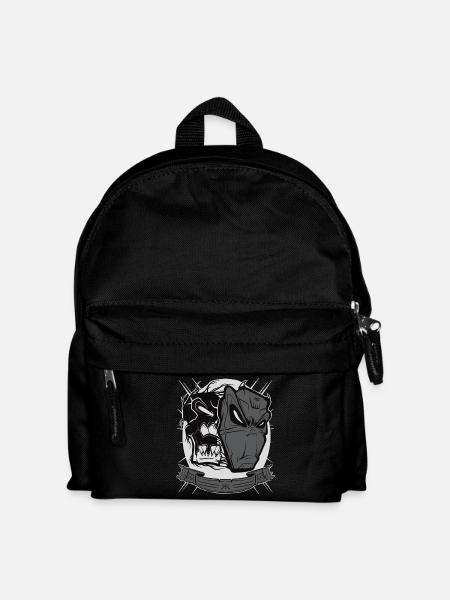 Devil mask - Kids' Backpack - black