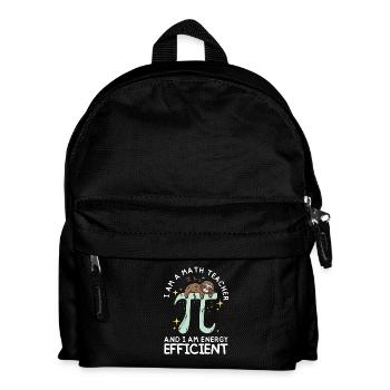 Humor - Mathelehrer und energieeffizient - Kinder Rucksack - Schwarz - Vorne