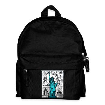 FreiheitsstatueNew York - Kinder Rucksack - Schwarz - Vorne