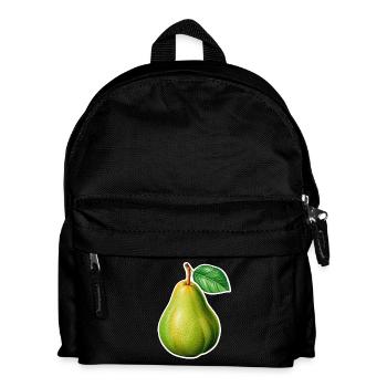 Illustration de poires – style jardin vintage - Sac à dos Enfant - noir - Devant