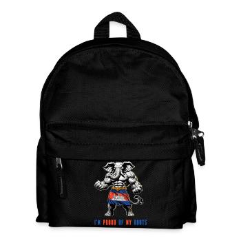 Je suis fier de mes itinéraires au Cambodge - Sac à dos Enfant - noir - Devant