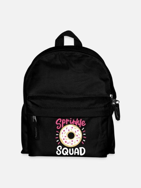 Donut Streusel - Kinder Rucksack - Schwarz
