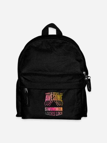 Swimmer Swimmer Swimmer - Kids' Backpack - black