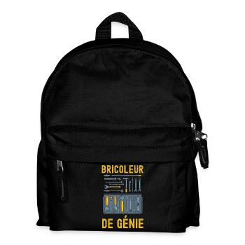 Génie du bricolage Bricoleur - Sac à dos Enfant - noir - Devant
