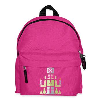 Mineur de Casse-Noisette – Symbole artistique des Monts Métallifères - Sac à dos Enfant - fuchsia - Devant