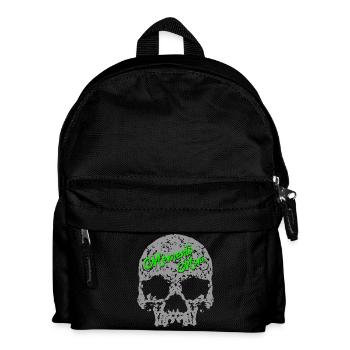 Memento Mori Schädel - Kinder Rucksack - Schwarz - Vorne