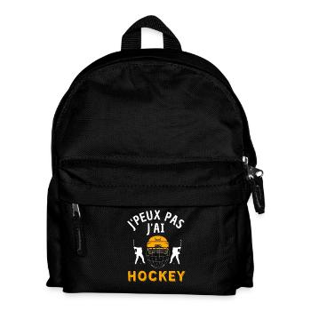 Hockey sur glace - Sac à dos Enfant - noir - Devant