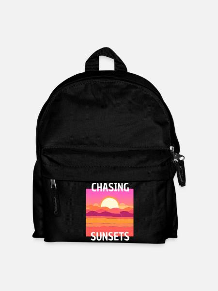 SUNSET DESIGN - Kids' Backpack - black