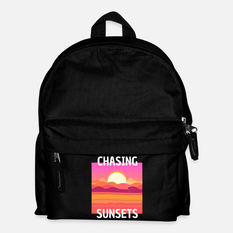 SUNSET DESIGN - Kids' Backpack - black