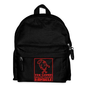 Fühlen Sie sich wie eine Cartoon-Zitrone - Kinder Rucksack - Schwarz - Vorne