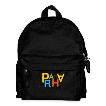 Colorful Prague T-Shirt Souvenir - Kids' Backpack - black - Front