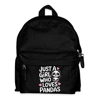Panda Bear Panda Animal Pandas - Kids' Backpack - black - Front