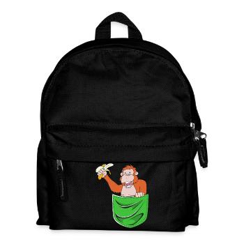 Orang-outan - Sac à dos Enfant - noir - Devant