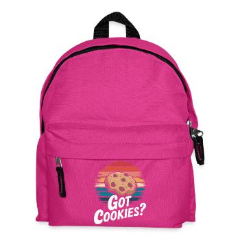 Cookies Cookie Biscuits Biscuits Chocolate - Kids' Backpack - fuchsia - Front