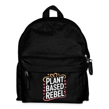 Vegetarian Vegan Veggie Vegetarian - Kids' Backpack - black - Front