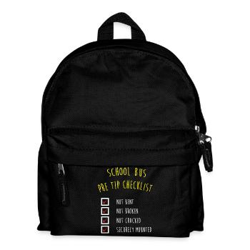 Chauffeur d’autobus scolaire Autobus scolaire - Sac à dos Enfant - noir - Devant