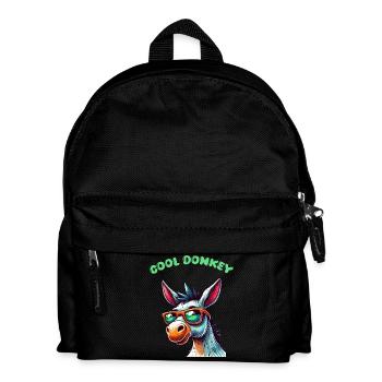 Âne Bande Dessinée Cool - Sac à dos Enfant - noir - Devant