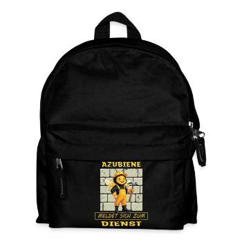 Trainee craftswoman - Kids' Backpack - black - Front
