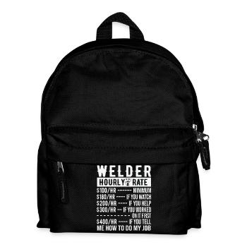 Meilleur soudeur drôle soudeur métallurgiste - Sac à dos Enfant - noir - Devant