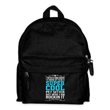 Pet Sitter Pets Babysitter - Kids' Backpack - black - Front