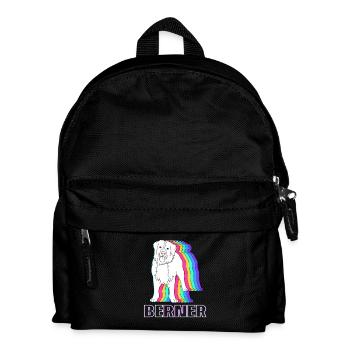 Berner Sennenhund - Kinder Rucksack - Schwarz - Vorne