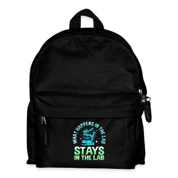 Laboratory Bio Chemistry Microscope Laboratory - Kids' Backpack - black - Front