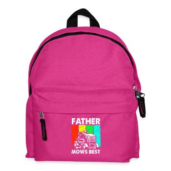 Tondeuse à gazon pelouse (prairie) - Sac à dos Enfant - fuchsia - Devant