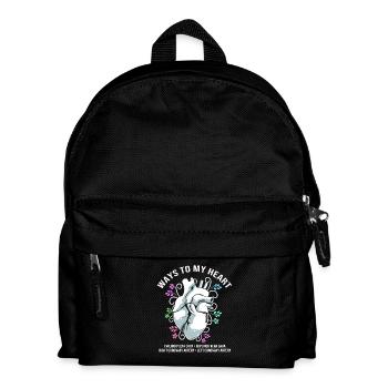 MFA Medizin Mediziner - Kinder Rucksack - Schwarz - Vorne
