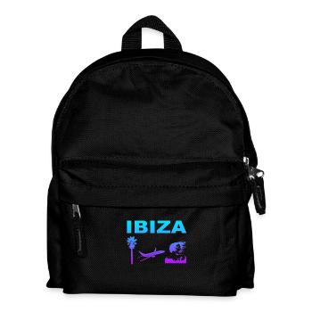 Ibiza Vibes - Kinder Rucksack - Schwarz - Vorne
