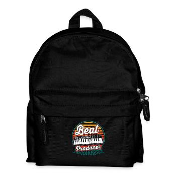 Keyboard DJ Djing Label - Kids' Backpack - black - Front