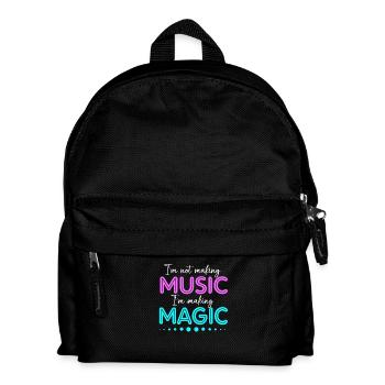 DJ Djing Label Keyboard - Kinder Rucksack - Schwarz - Vorne