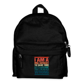 CNC Fitter Mechanical Mechanic - Kids' Backpack - black - Front