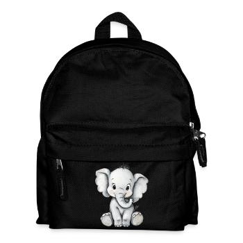 little cute elephant - Kids' Backpack - black - Front