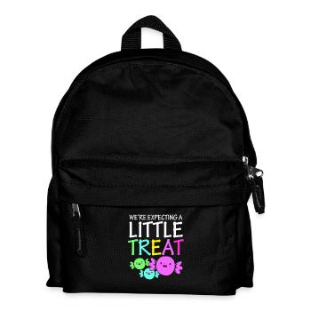 Gender Reveal Halloween Werdende Mutter - Kinder Rucksack - Schwarz - Vorne
