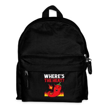 Jalapeno Chipotle Chilli Chilischote Scharf Chili - Kinder Rucksack - Schwarz - Vorne