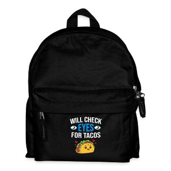 Augenarzt Optik Optiker - Kinder Rucksack - Schwarz - Vorne