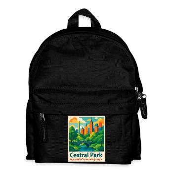 Central Park Vibes - Kids' Backpack - black - Front