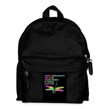Workaholic - Kinder Rucksack - Schwarz - Vorne
