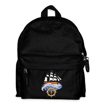 Voilier - Sac à dos Enfant - noir - Devant