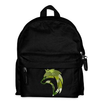 Wild Wolf Camouflage Pattern - Kids' Backpack - black - Front