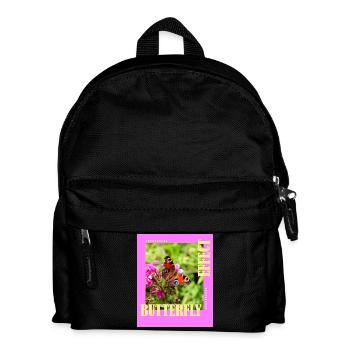 Butterfly Effect Photo Design - Kids' Backpack - black - Front