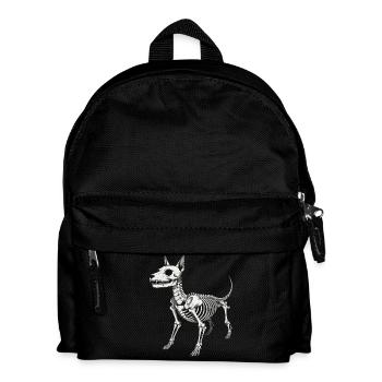 Anatomie des Skeletthundes Druck - Kinder Rucksack - Schwarz - Vorne