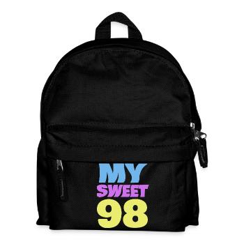 98 - Kinder Rucksack - Schwarz - Vorne