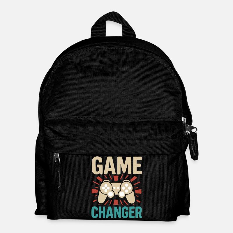 Retro Vintage Gaming - Kinder Rucksack - Schwarz